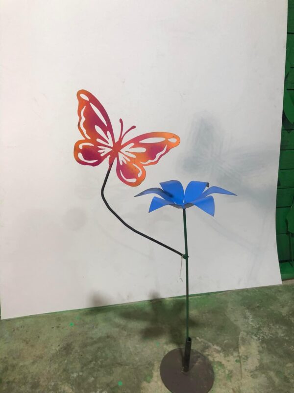 Flower with Butterfly